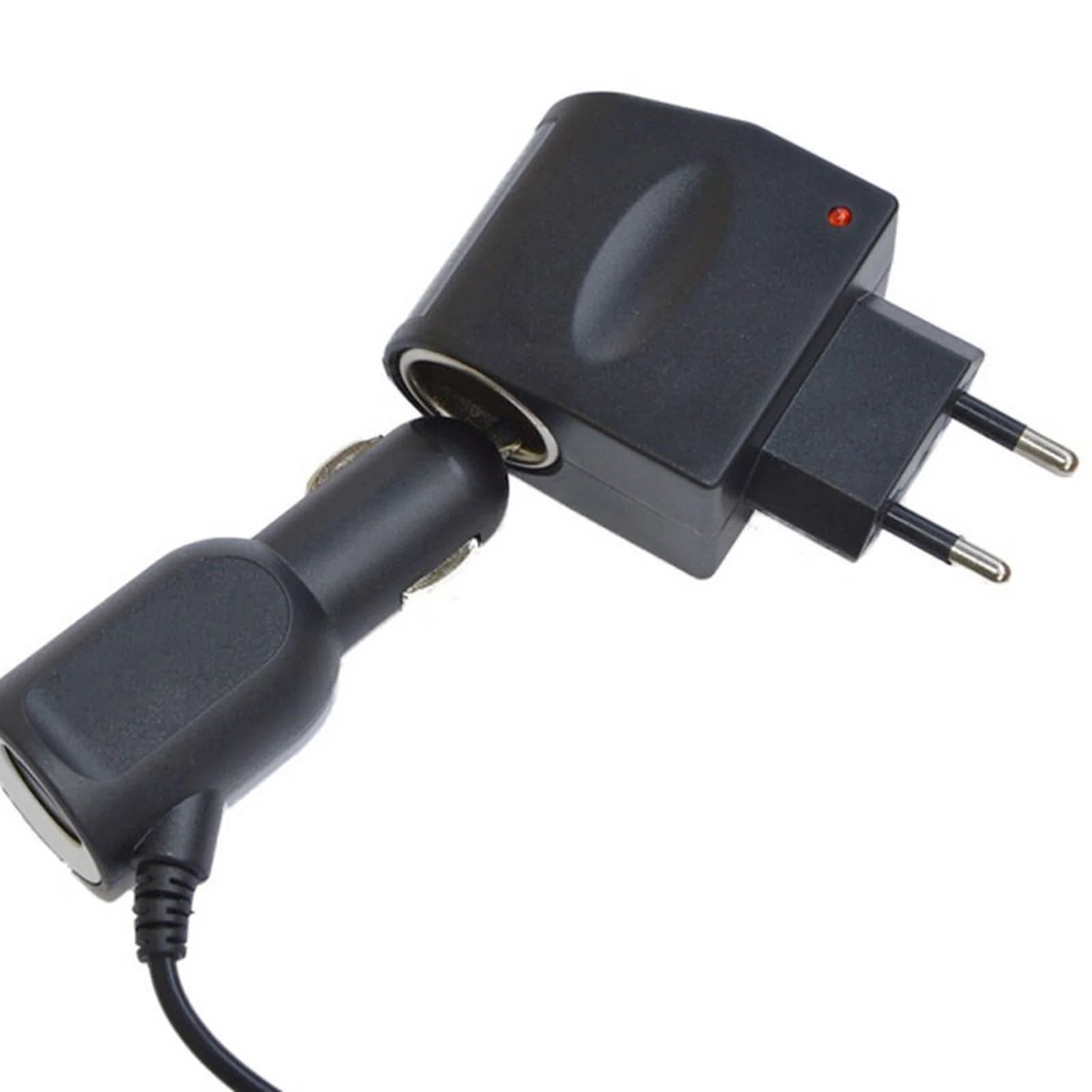 Adattatore per accendisigari auto da AC 220V a DC 12V, convertitore con spina EU, presa di alimentazione a muro, adattatore per auto, accessorio per auto