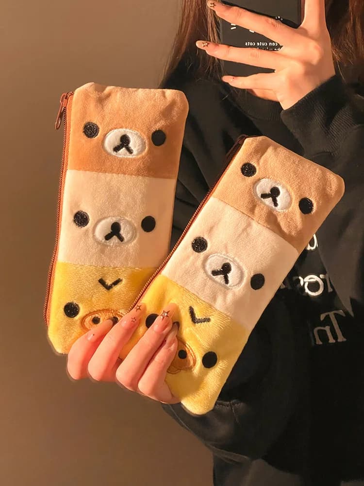 Portaspazzolino in Stile Crema con Design Cartone Animato, Organizzatore per Bagno, per Mantenere Ordinato il Piano di Lavoro di Casa con un Design Adorabile, Perfetto
