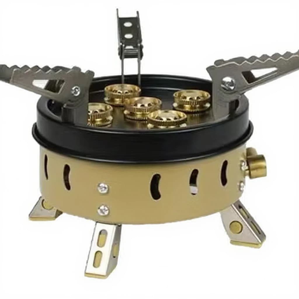Manual Gas Camping Stove, High Power, Mini Format, Super Flame, Firecrackers For Outdoor Hiking