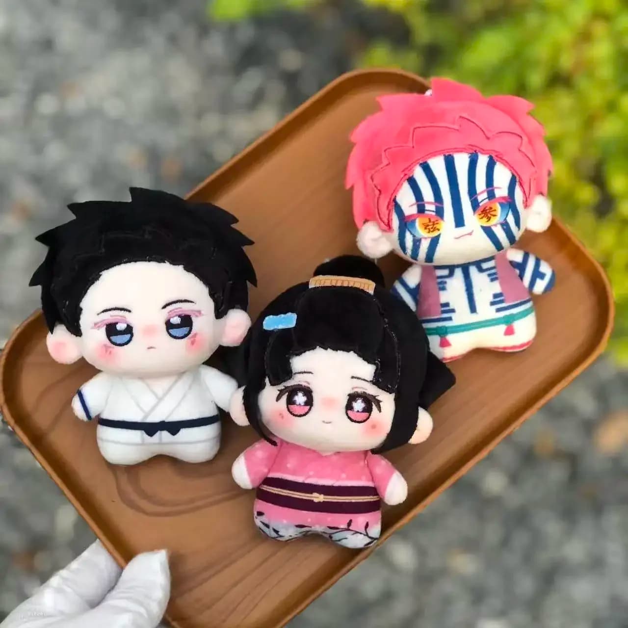 Cartoon Akaza Hakuji Koyuki peluche Kawaii farcito Anime bambola in stile giapponese decorazioni per la casa adorabili peluche regali di compleanno ragazza
