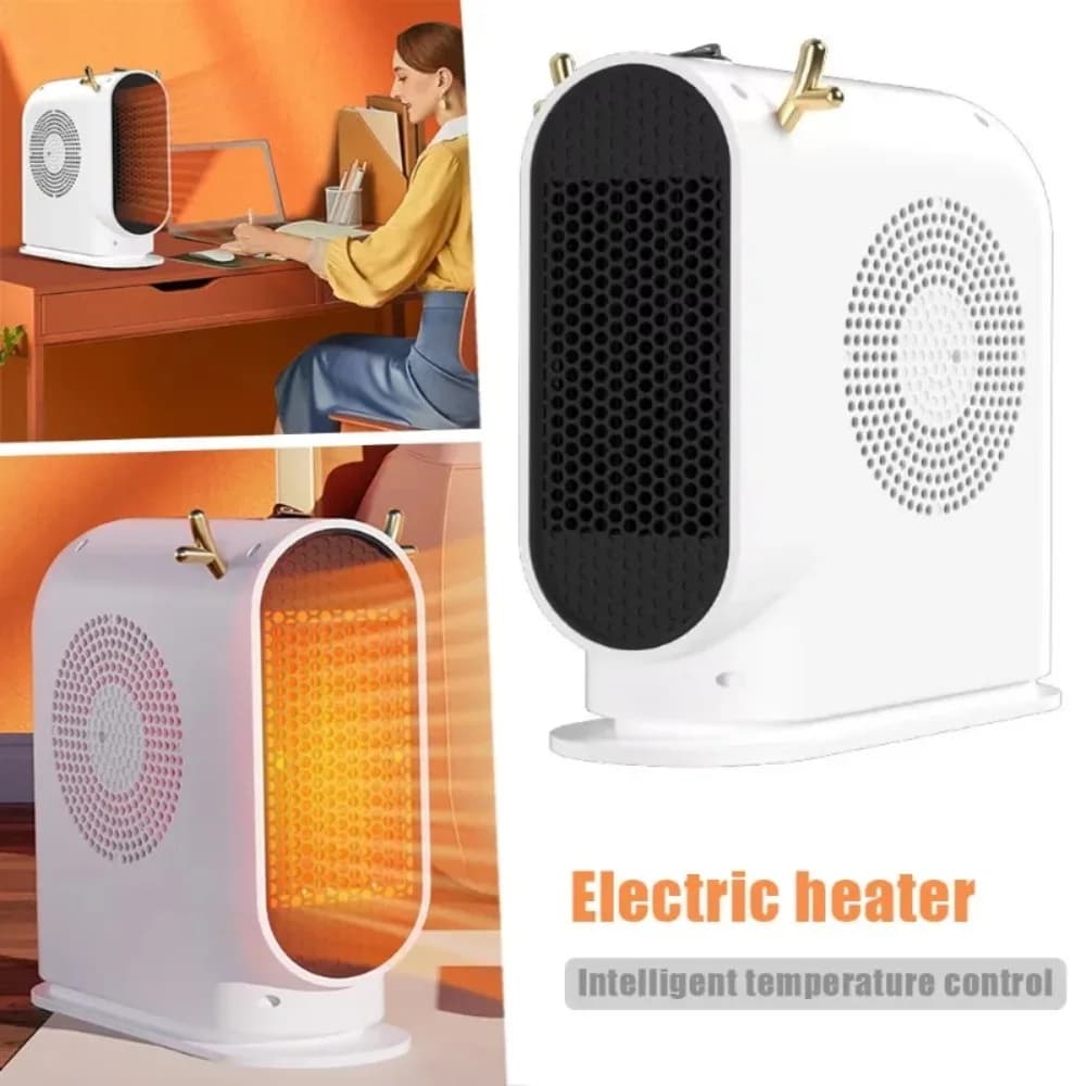 Riscaldatore elettrico da tavolo Riscaldatore a ventola intelligente a temperatura costante per uso domestico Riscaldatore elettrico Strumento di riscaldamento della ventola di circolazione dell'aria