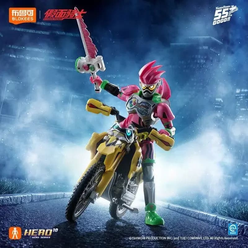 In Stock Blokees Hero10 Kamen Rider Classic Combo S Ex-Aid & Lazer Buildable Model Kit Hobby Display Collectible Toy Gift