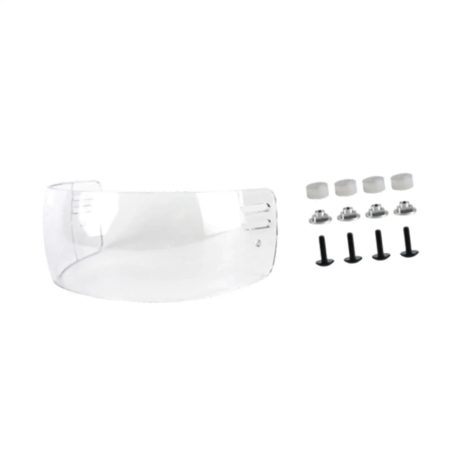 Transparent visor for helmet, Ocular Protection Urti resistant for Hockey, Cycling and Riding