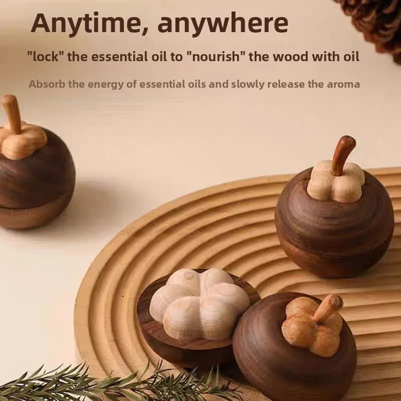 Wooden Bamboo Shoot Essential Oil Diffuser Car Vent Home Office Aromatherapy Fragrance Decor Reusable Natural