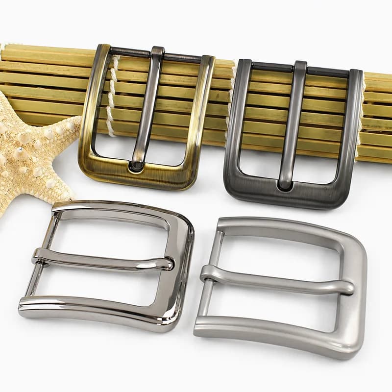 Fibbia per cintura da uomo in metallo da 40 mm, fibbia centrale per cappotto, fibbia singola per abiti, accessori fai da te in pelle, 1-5 pezzi