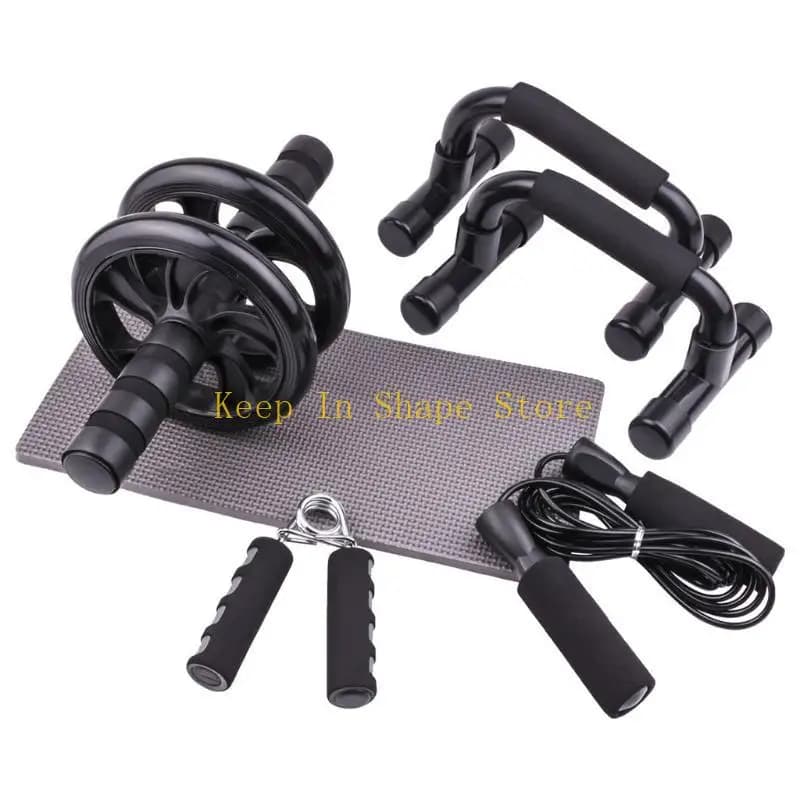 Abdominal Wheel for Abdominal Roller Set Strength Push Up Stand Bar Exercise Bodybuilding Muscle Training Fitness Equipment