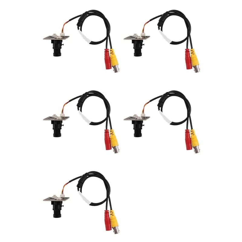 ABUN-5X 1200TVL 5MP Modulo telecamera CCTV analogica con obiettivo da 25 mm per microscopio fai da te telescopio videocamera per auto campanello NTSC
