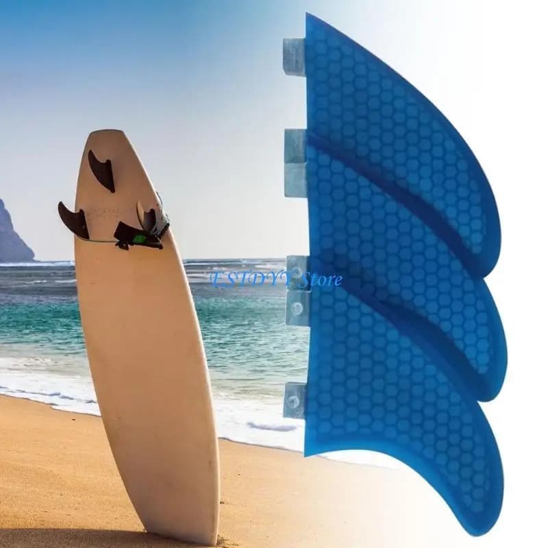 G6DE 3Pcs Kitesurfing Fin Detachable Fin Surfing Fin for Kiteboard Paddle Kites Board Fin Surfboard Tail Rudders Kayaks Fin