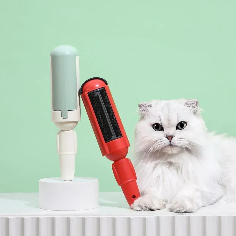 Rimozione dei peli di animali Pet rullo appiccicoso vestiti gambe magiche rimozione della lanugine rullo Anti-pelucchi portatile spazzola per la rimozione dei capelli cane gatto