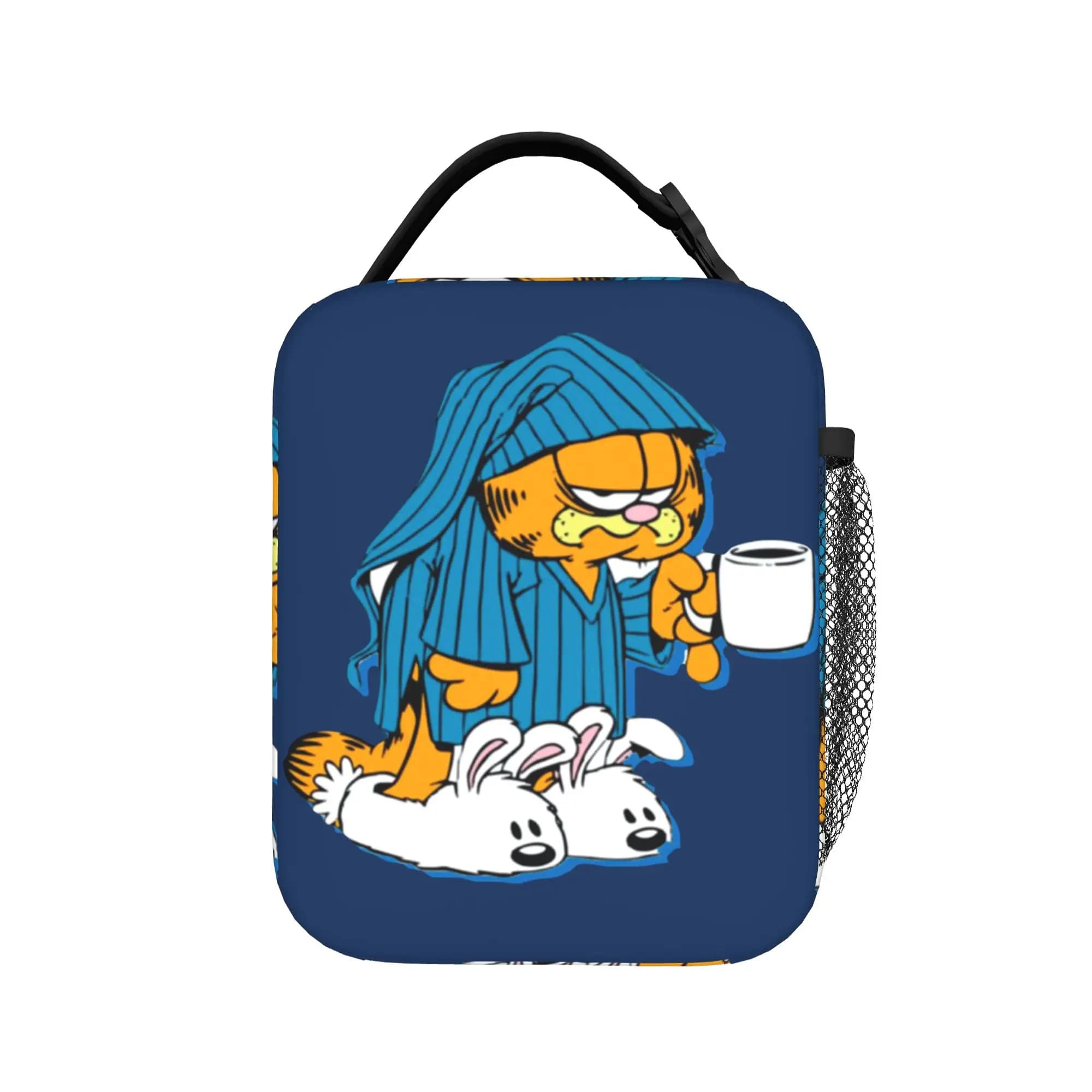 G-Garfields Cartoon Cat Thermal Insulated Lunch Bag for Travel Portable Food Container Bags Cooler Thermal Food Box