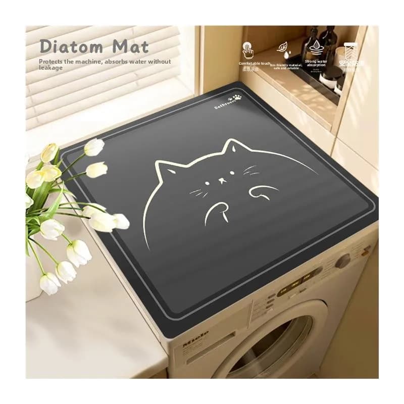 Waterproof Sun-Protective Silicon Dampening Cover for Drum Type Washing Machine Dust-Proof Cover Cloth Pad Keychain Accessory