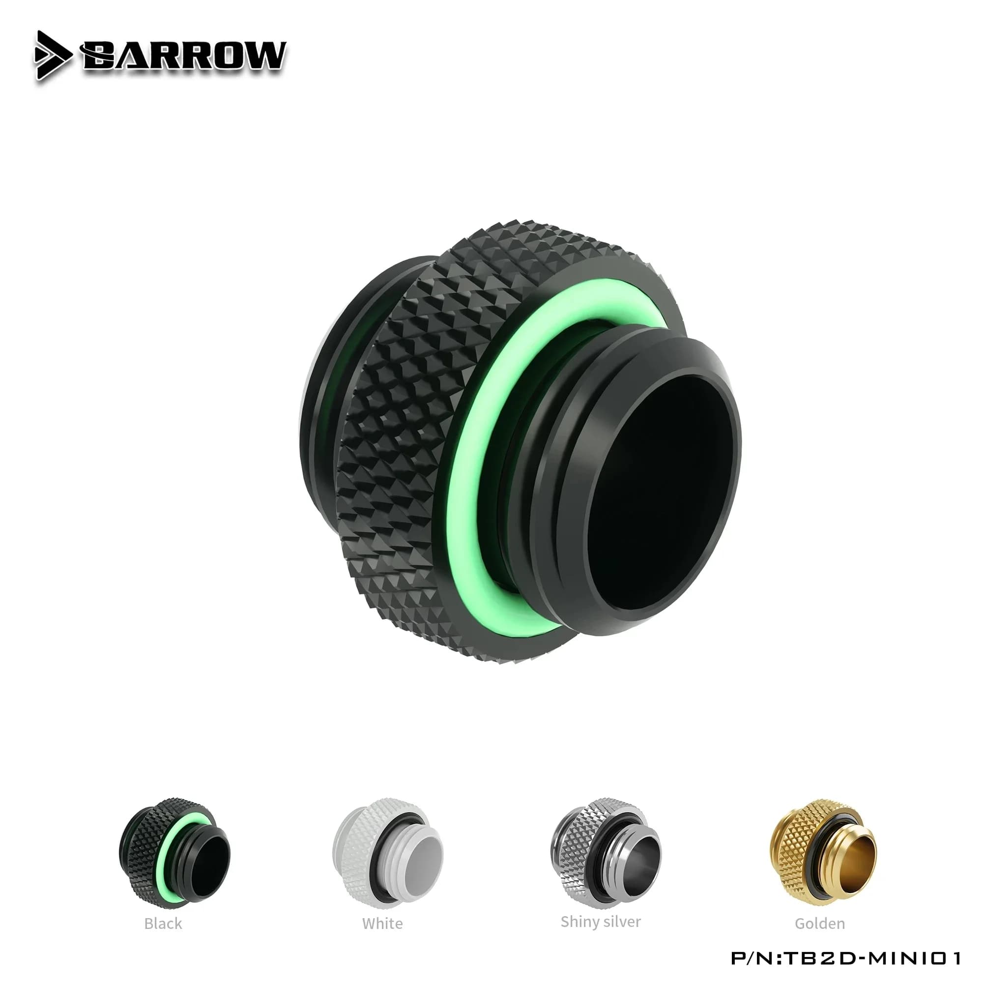 Barrow G1/4" Dual External Thread Mini Joint Fitting Connector Water Cooling Accessories For Water Cooling System TB2D-MINI01