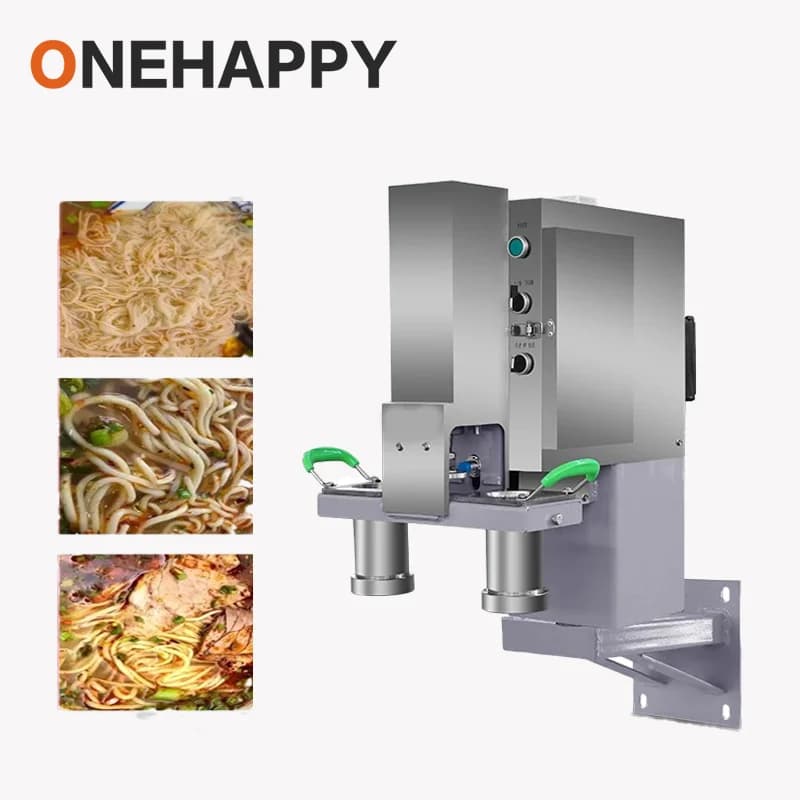 Macchina per noodle idraulica commerciale 220V, macchina per pasta automatica in acciaio inossidabile per ristoranti e ristorazione