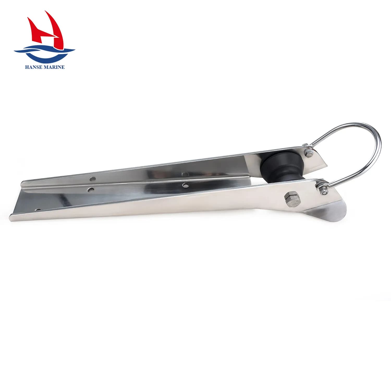 HANSE MARINE Rullo di ancoraggio extra large in acciaio inossidabile Rullo di ancoraggio marino lucidato a specchio per yacht per barche marine