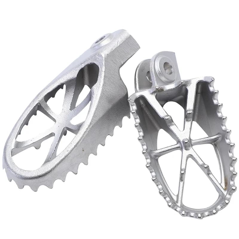 Pedale pedane anteriori in acciaio inossidabile per Harley 883 PER 250 CRF250 (2001-2009) CQR Pedane moto Pedane Pit Dirt Bike