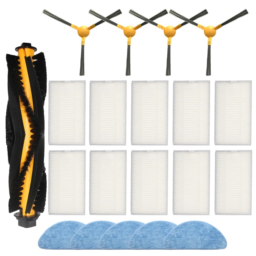 Spazzola a rullo Spazzola laterale Filtro HEPA per Proscenic 800T Liectroux C30B Filtro Robot Aspirapolvere Parti Mop Set
