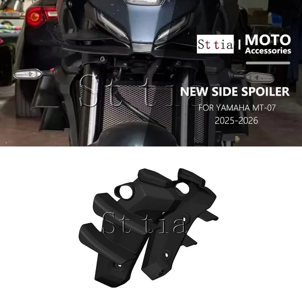 For Yamaha MT-07 MT07 MT 07 2025 2026 New mt07 Motorcycle Parts Side Downforce Naked Spoilers Fixed Winglet Fairing Wing