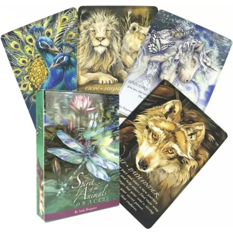 Carte dei tarocchi spiriti degli animali Oracle Cards Games Set Party Entertainment giochi da tavolo per bambini adulti giochi da tavolo