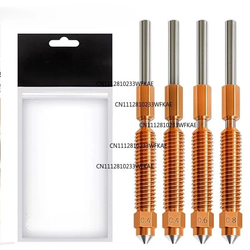 For "Unicorn" K2 Plus replacement, 0.2/0/0.8mm nozzle for K2/K2Plus/K2 Pro/HI upgraded 3D printers