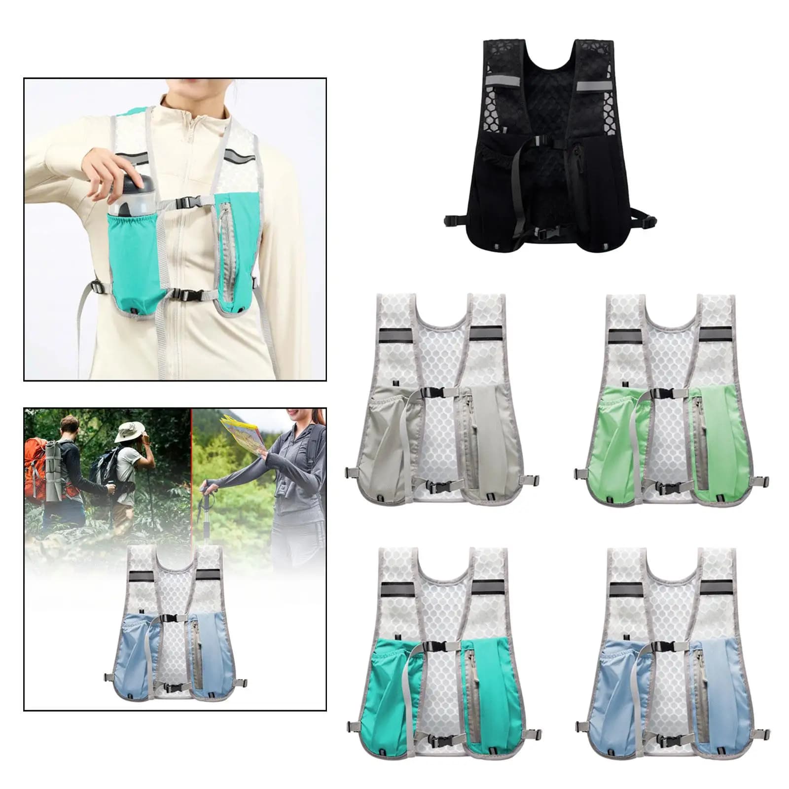 Hydration Vest Lightweight Outdoor Sport Bag for Climbing Trail Marathoner