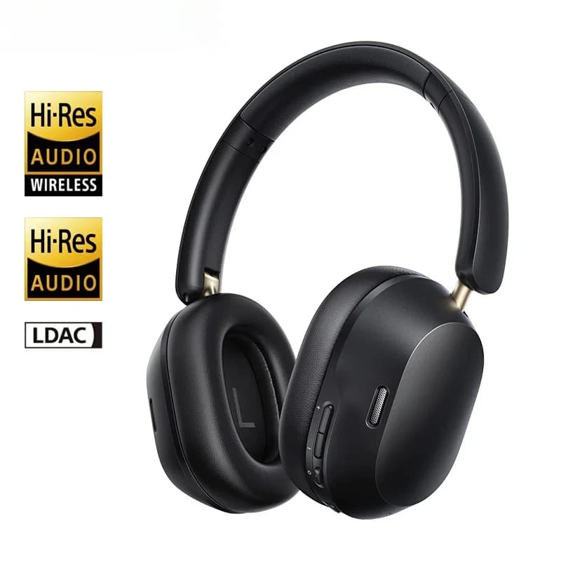 Choice Cuffie Bluetooth wireless 43dB Cancellazione attiva del rumore ibrido Auricolari audio spaziale LDAC 75H ad alta risoluzione