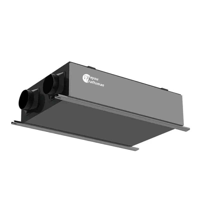 Deyoujiang Deumidificatore a flusso d'aria fresco montato a soffitto industriale commerciale da 50 litri di facile installazione per hotel, centri, scantinati, 220 V