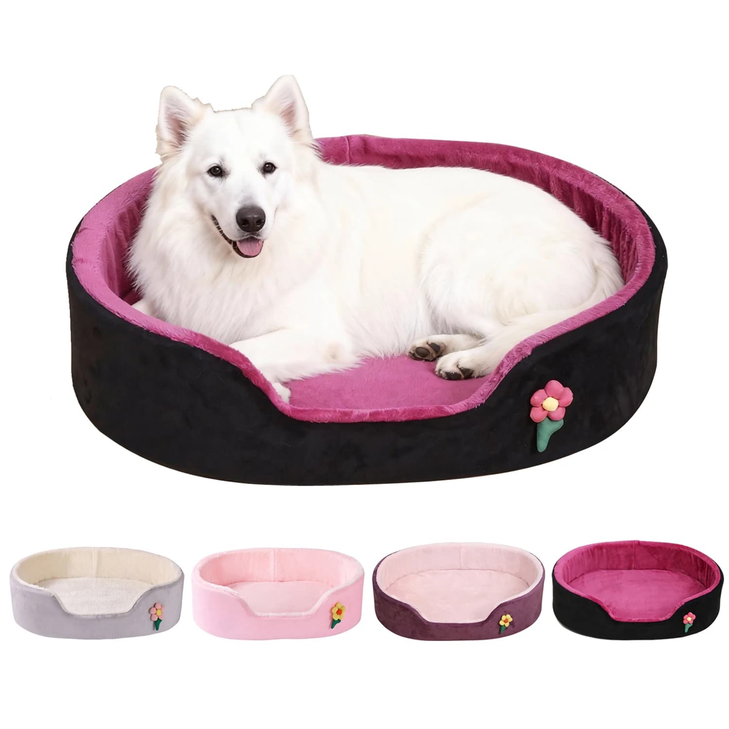 Cuccia Invernale Calda Staccabile per Cani Piccoli, Cesto Rotondo Elastico per Cani Medi, Cuscino Morbido per Cani, Cuccia per Gatti, Accessori per Canili