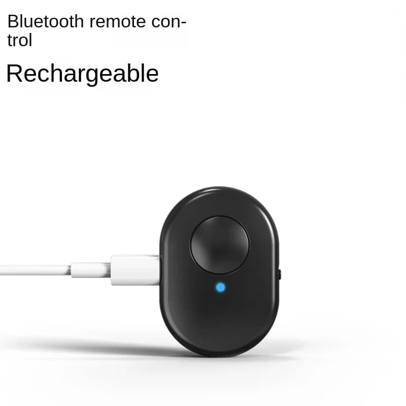 Pulsante del telecomando Wireless con rilascio dell'otturatore del Selfie con timer automatico compatibile con Bluetooth ricaricabile per IOS Android