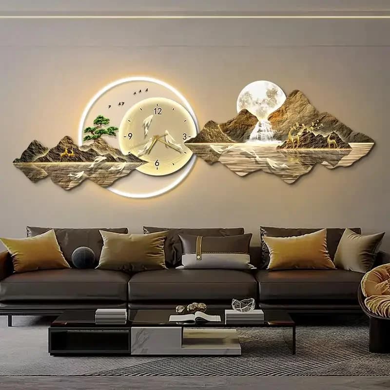 Unique Japan Wall Clock European Designer Wall Clock Silent Minimalist Wall Clock Fashion Unusual Metal Horloge Home Decor