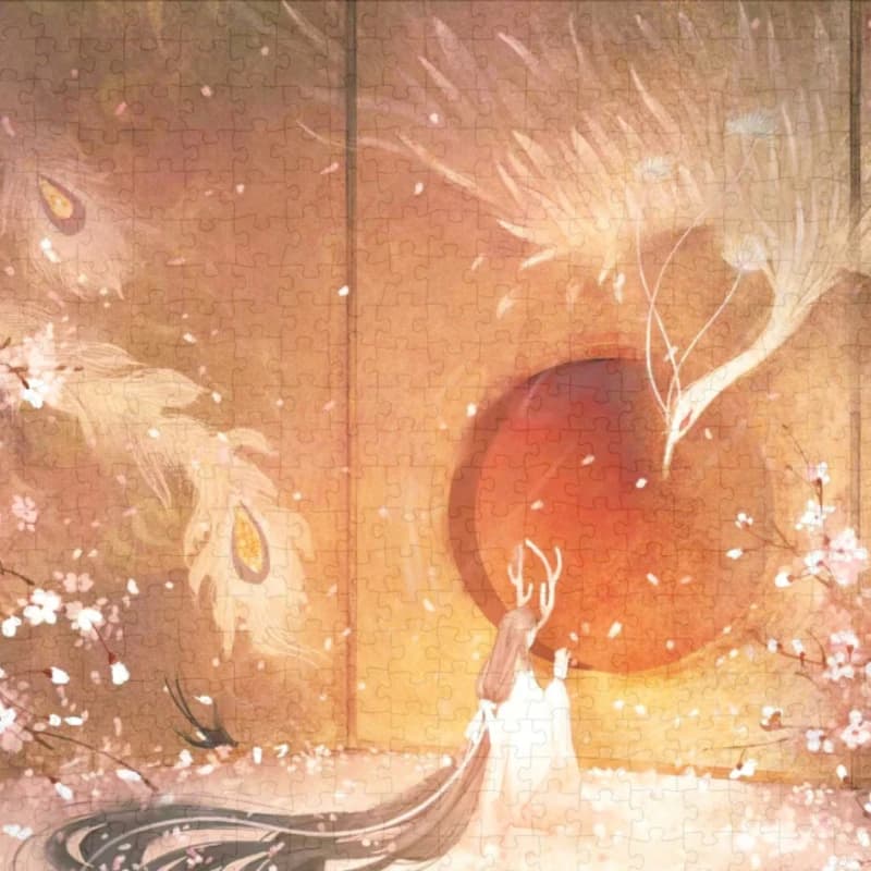 70*50cm 1000 pezzi Puzzle per adulti Phoenix Beg for Phoenix difficoltà gioco giocattolo educativo regali di natale pittura decorativa