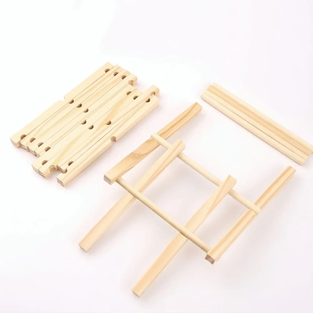 Bailey Bridge Wooden Puzzle DIY Assembly Science Experiment Model Kit Wooden Strip Bridge Craft Handmade Model Children's Puzzle
