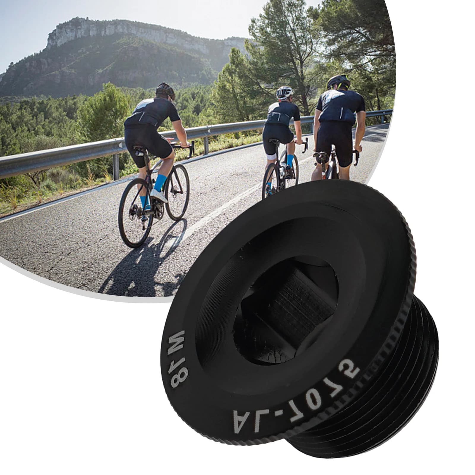 1 pz Vite per pedivella bici M15/M18/M19/M20, bullone di fissaggio braccio pedivella, vite per asse centrale BB, tappo dado pedivella per MTB e bici da strada