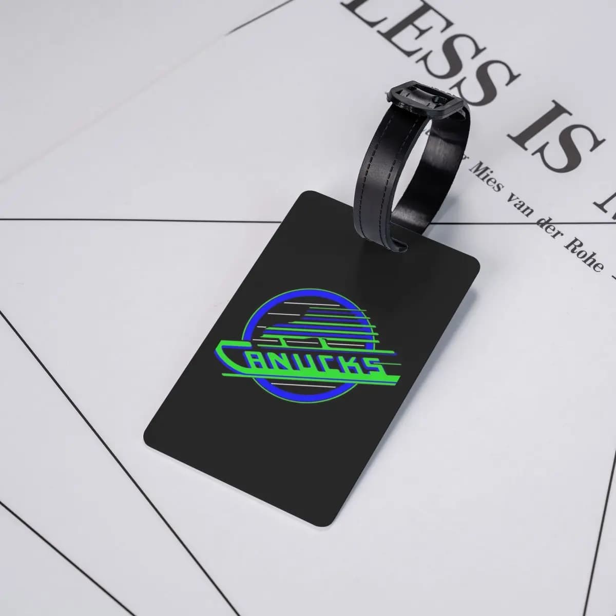 Etichette per bagagli Vancouver Hockey Canucks, accessori per valigie, etichetta per bagaglio da viaggio, porta etichette, identificativo, nome, indirizzo