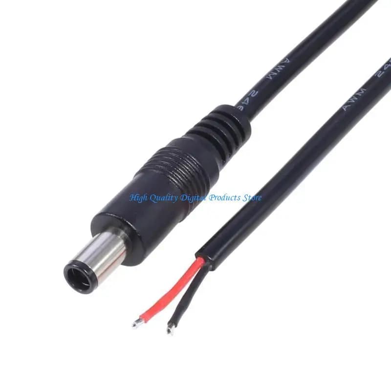 U2JE 7.4mmx5.0mm maschio Adattatore alimentazione Cavo a treccia Cavo da 7.4mmx5.0mm a 2P