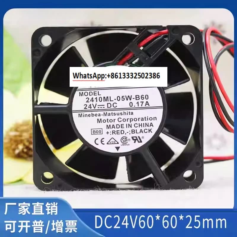 2410ML-05W-B60 Ventola inverter a doppia sfera 24 V 0,17 A 6 cm 6025