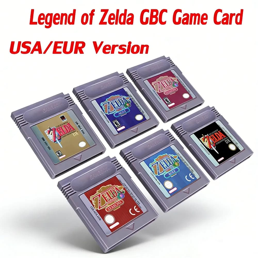 Cartuccia di Gioco GBC 16 Bit per Console Gameboy, Versione Inglese Classica di Awakening Oracle of Seasons