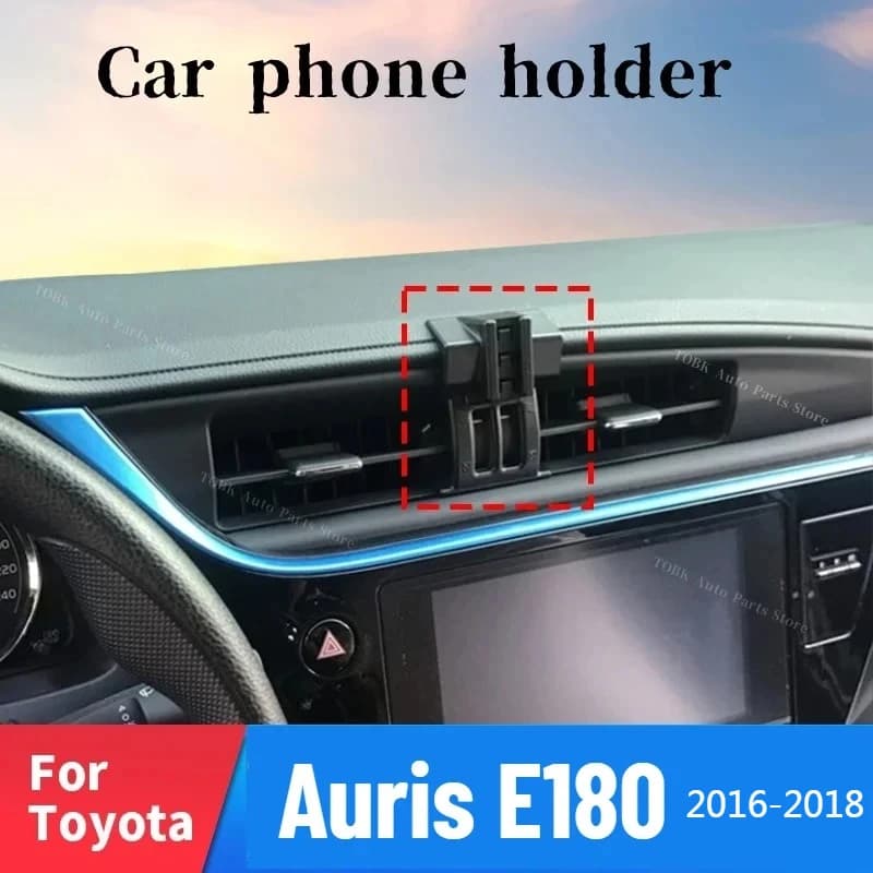 Magnetic Car Phone Holder for Toyota Auris E180 2016 2017 2018 Wireless Charging Special Fixed Base MagSafe Mounting Accessories