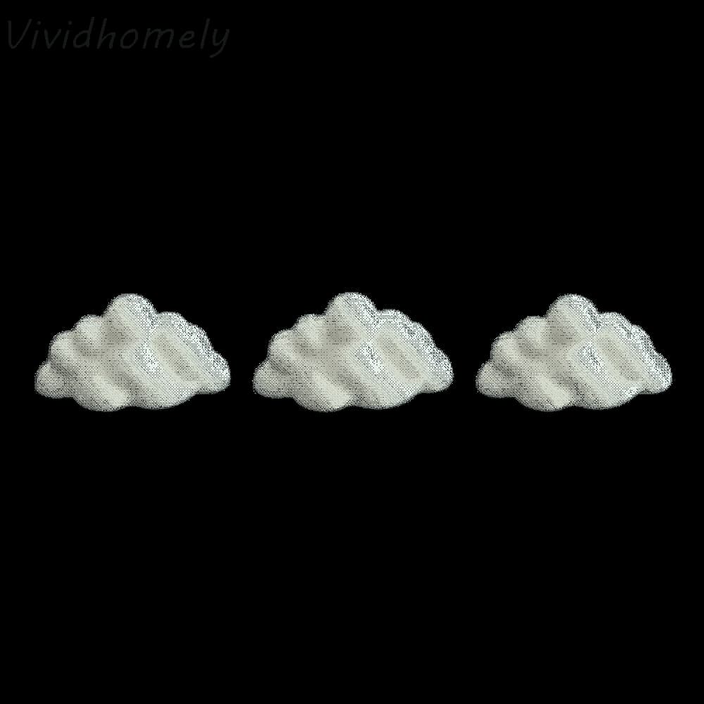 3pcs Mini Picture Frame Cloud-Shaped Photo Holders Funny 3D Printed Desktop Ornaments Decorations Business Card Holder Wedding