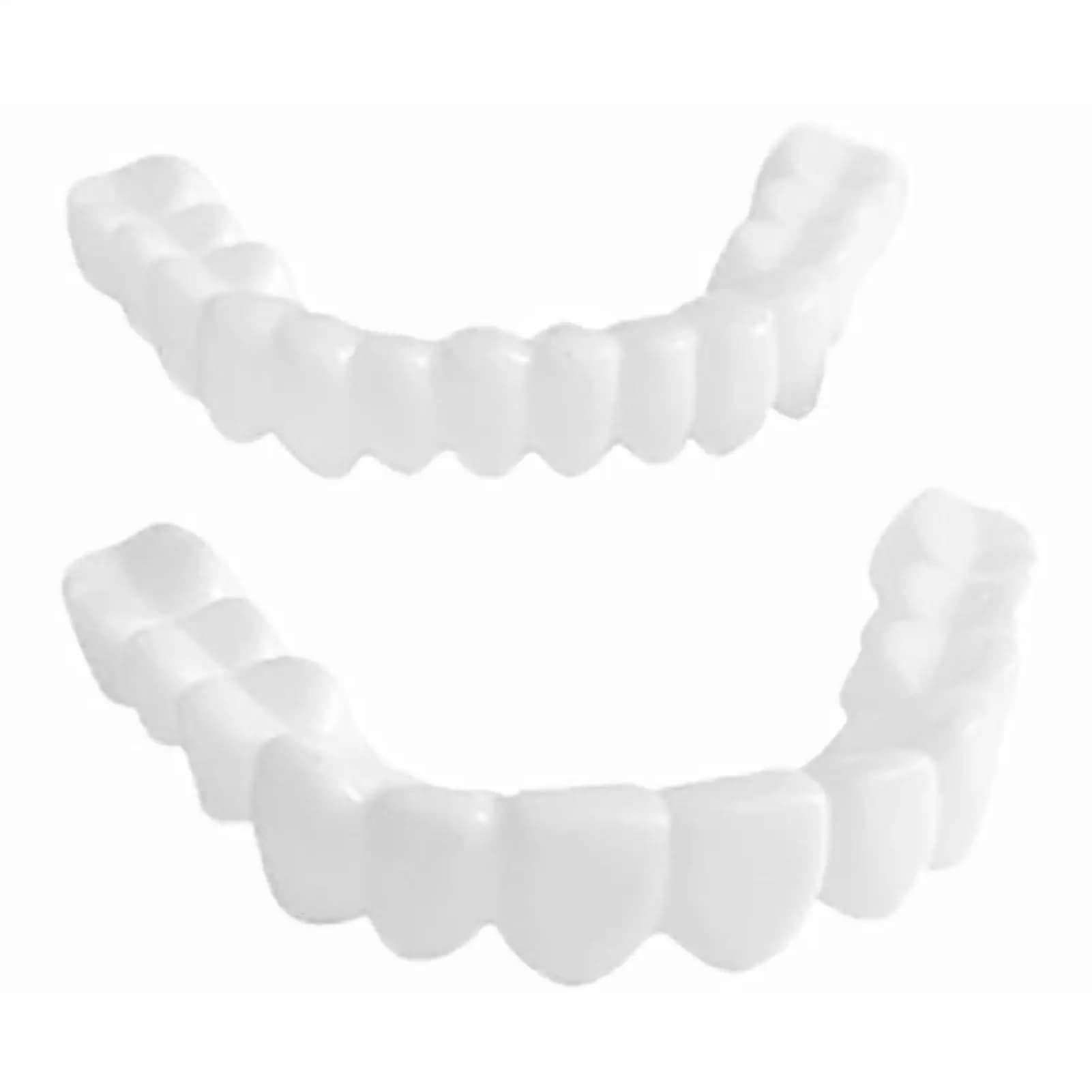Dentale Superiore Inferiore Denti Finti Copertura Impiallacciature Luminose Comfort Fit Flex Protesi Bretelle Sbiancamento Sostituzione Smile Enhver