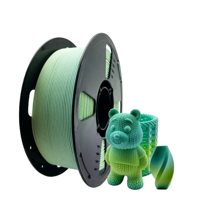 Filamento PLA Bicolore JINCCAI 1.75mm 1kg per Stampanti 3D Bambu Lab