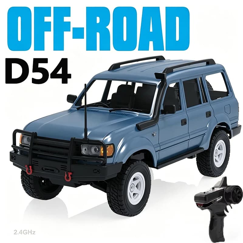 D-54 Nuovo Modello in Scala 1/16, Auto RC a Quattro Ruote Motrici per Drift e Fuoristrada, Simulazione di Arrampicata, Telecomando 2.4G, Regalo per Ragazzi