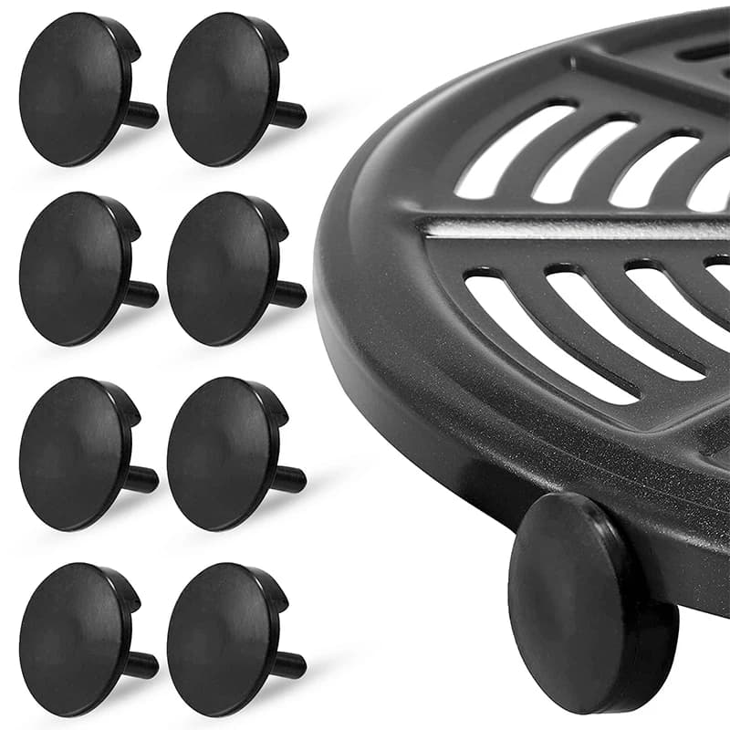 4Pcs Air Fryer Rubber Tips Replacement Cap Cover For Air Fryer Grill Pan Rubber Bumpers Kitchen Tools