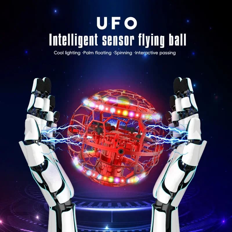 Popolare Q8 RC Palla Volante Drone Palla Galleggiante Giocattolo Palla Volante Giocattolo Volare Spinner Rotante Regalo di Compleanno per I Bambini
