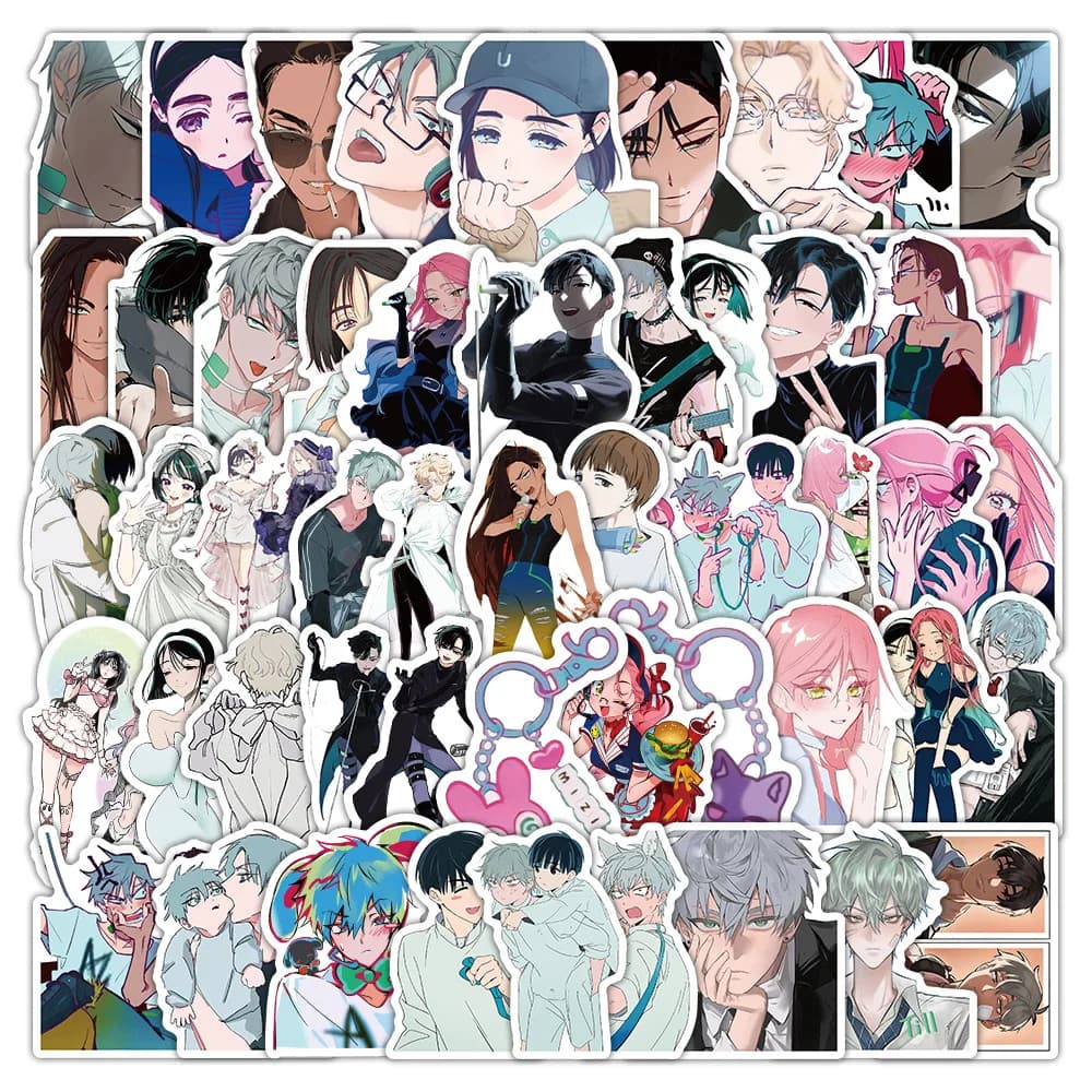 50 PZ ALIEN STAGE Anime Ruolo Impermeabile Cartoon Adesivo Decorazione Notebook FAI DA TE Mobile Chitarra Tazza di Acqua Graffiti Valigia Giocattoli