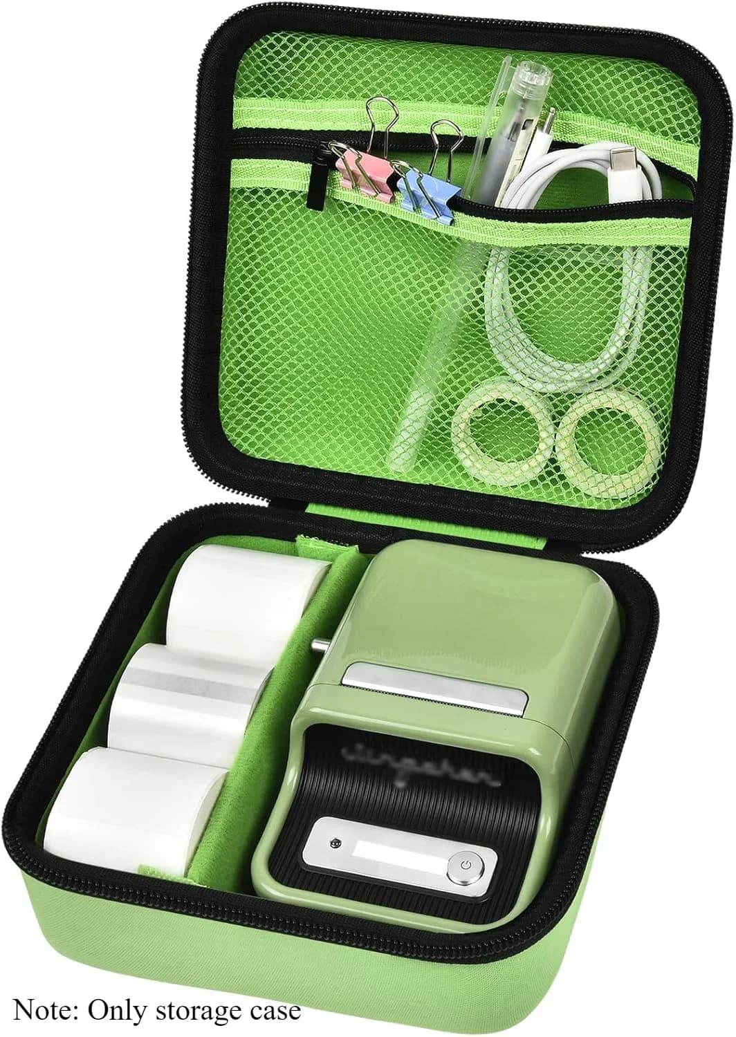 (SOLO CASO) CUSTODIA Compatibile con la stampante termica wireless per etichette NIIMBOT B21, supporto per etichettatrice e labeli senza inchiostro