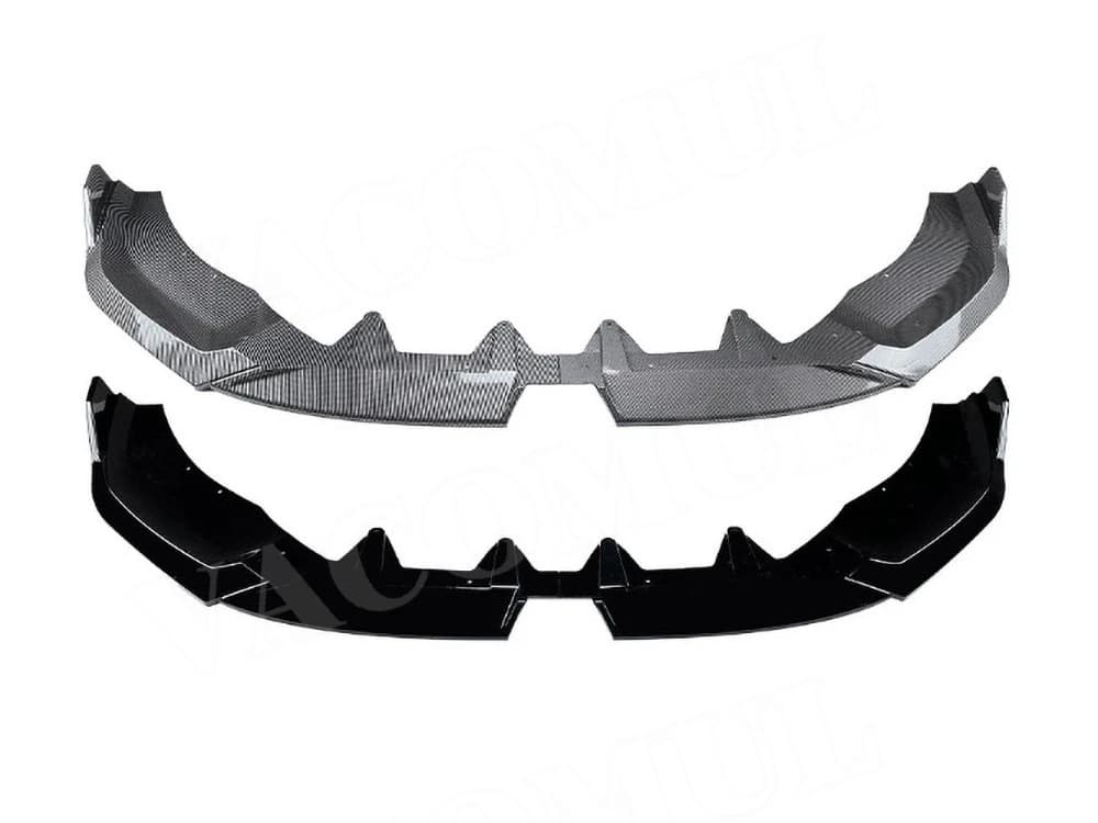 VACOMUL Carbon Look Paraurti Anteriore Lip Spoiler Labbro Anteriore Mento Grembiule Diffusore Bodykit Per BMW 5 Serise I5 G60 G61 M Sport 2024 + ABS