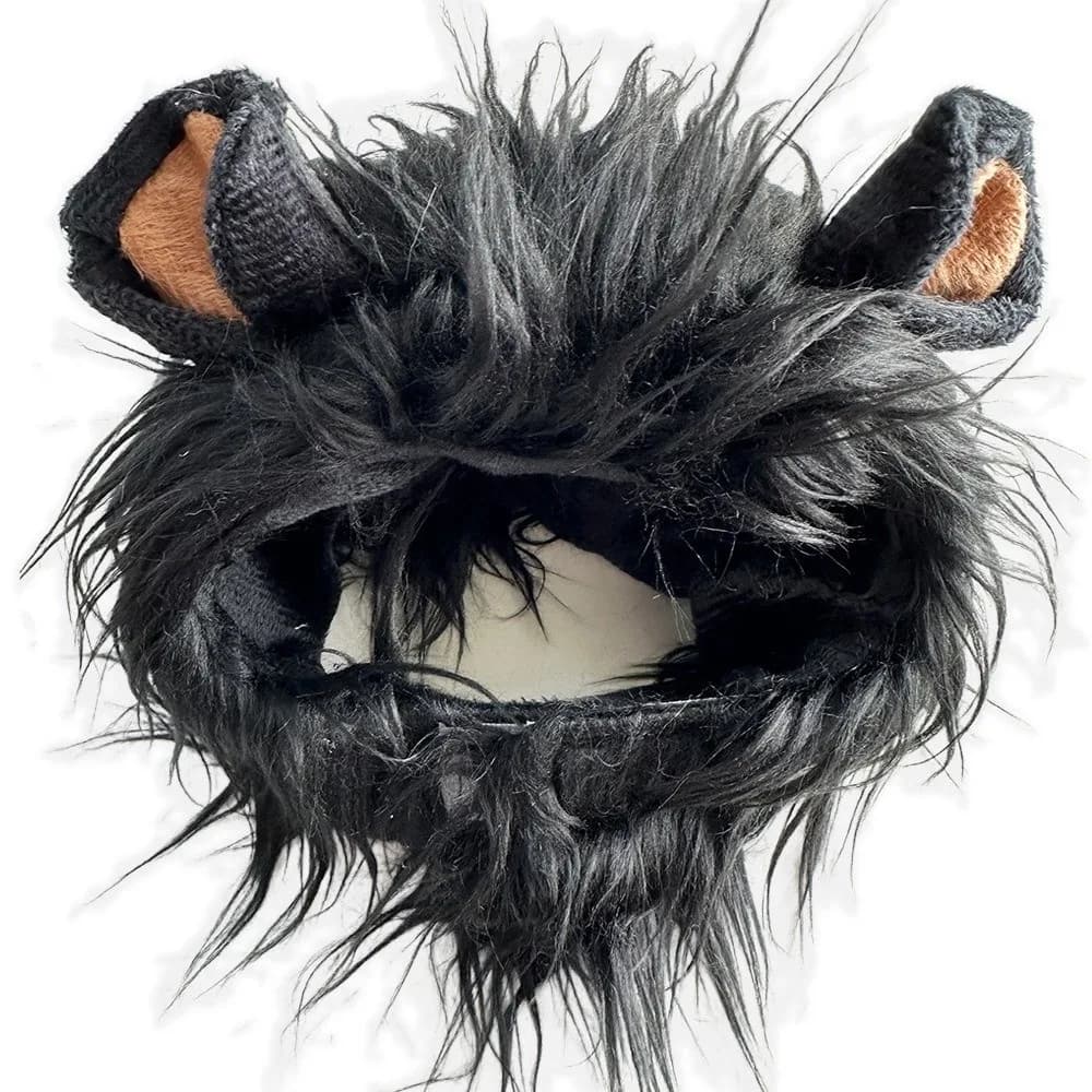 Cappello with Adjustable Lion Criniera and Soft, Breathable, Funny for Dogs and Cats, Creative and Soft Costume for Domestic Animals, for Party