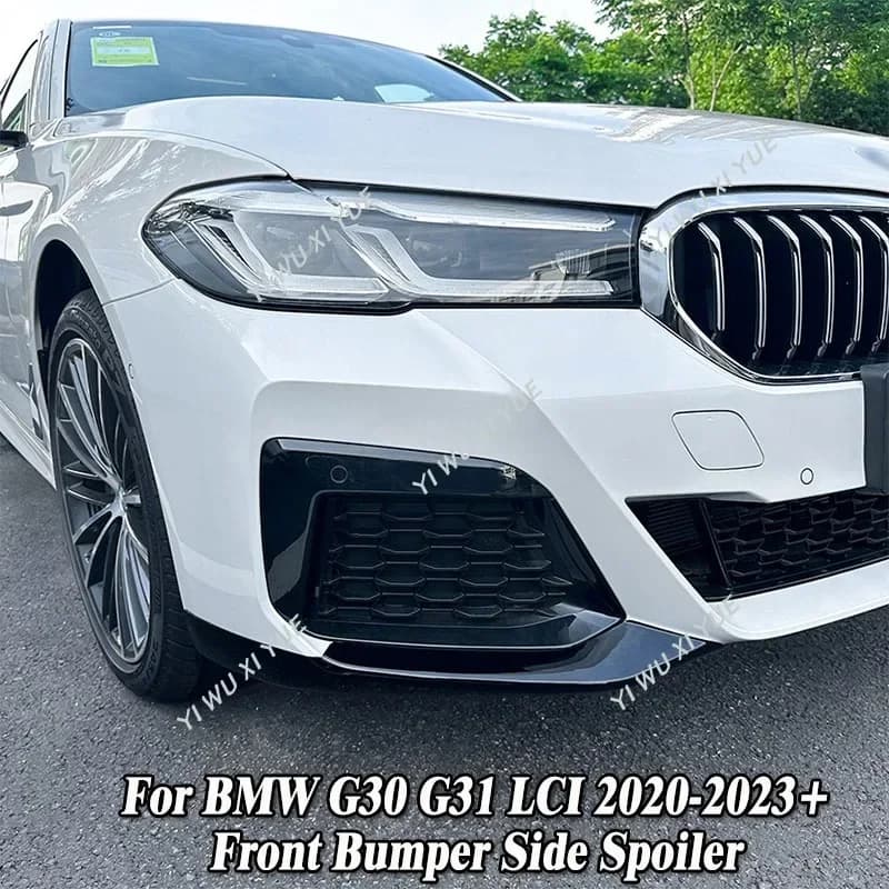 Per Bmw Serie 5 G30 G31 M Sport 520i 530i 530e 540i M55oi 2020-2023 Paraurti Anteriore Lip Spoiler Diffusore Laterale Splitter Protector