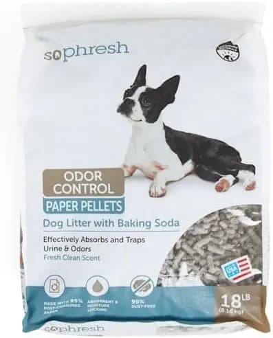 Lettiera per cani Petco con controllo degli odori, in carta, 18 libbre.