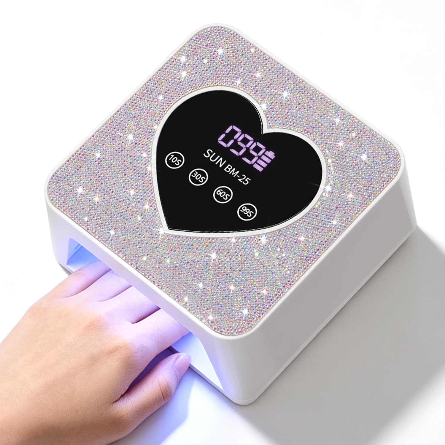 DianaBeauty UV LED Nail Lamp Portable Rechargeable Nail Dryer for Curing All Gels Nail UV Lamp for Nails Manicurist Supplies